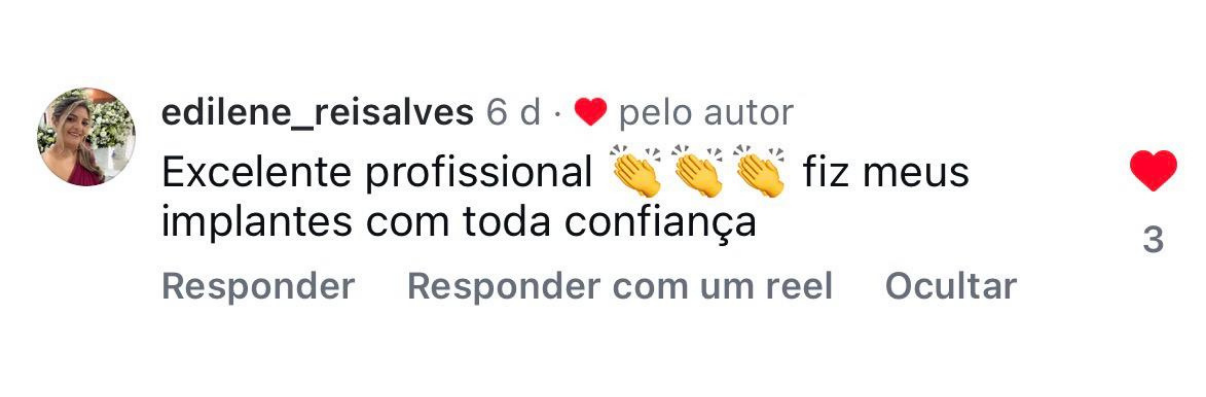 Depoimento de paciente sobre atendimento do Dr. Ramon Mendes 03