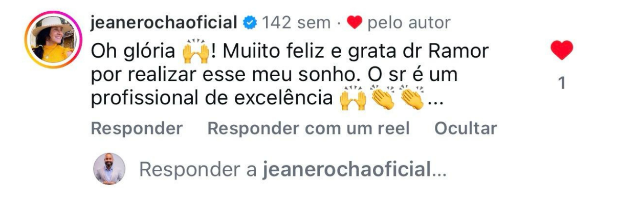 Depoimento de paciente sobre atendimento do Dr. Ramon Mendes 10