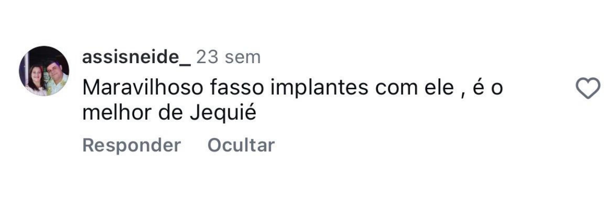 Depoimento de paciente sobre atendimento do Dr. Ramon Mendes 08
